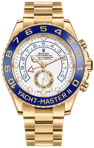 Rolex Yacht-Master II Orologio di lusso da uomo in oro giallo 18 carati 116688
